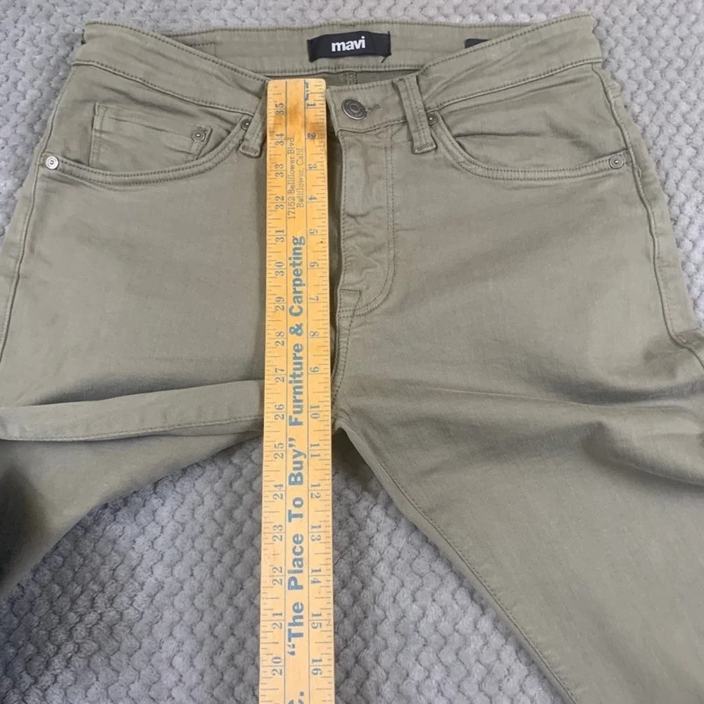 Mavi Marcus Slim Straight Leg Pants Mens 31x30 Olive Green Stretch Twill M00351